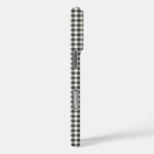 Stijlvol Retro Black White Gingham Pset Pattern Case-Mate iPhone Case (Achterkant / Rechts)