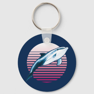 stijlvol Retro Dolphin Sleutelhanger