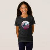 stijlvol Retro Dolphin T-shirt (Voorkant volledig)