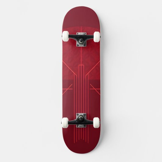 Stijlvol retro grafisch ontwerp persoonlijk skateboard (Voorkant)