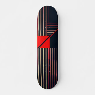 Stijlvol retro grafisch ontwerp persoonlijk skateboard