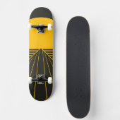 Stijlvol retro grafisch ontwerp persoonlijk skateboard (Voorkant)