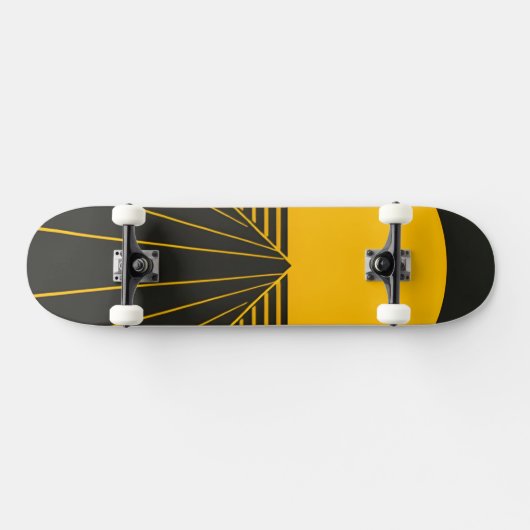 Stijlvol retro grafisch ontwerp persoonlijk skateboard (Horizontaal)