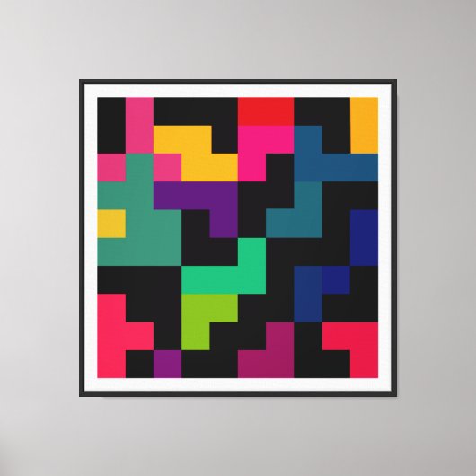 Stijlvol retro-ontwerp canvas afdruk (Voorkant)