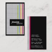 Stijlvol Retro-Visitekaartjes Visitekaartje (Voorkant / Achterkant)