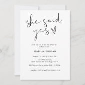 Stijlvol retro zwart-wit Vrijgezellenfeest Kaart (Voorkant)