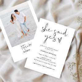 Stijlvol retro zwart-wit Vrijgezellenfeest Kaart