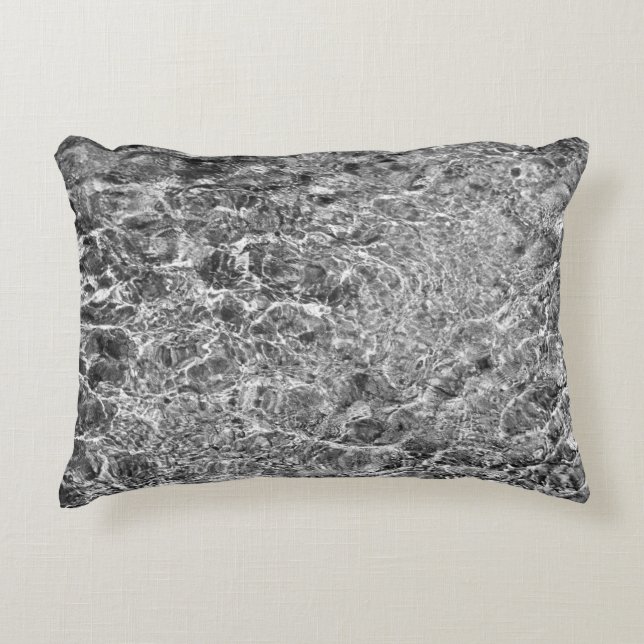Stijlvol Rippling Water Pillow Decoratief Kussen (Voorkant)