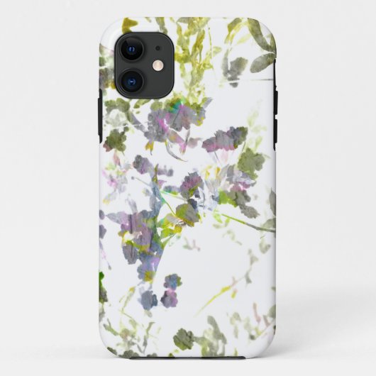 Stijlvol romantisch bloemontwerp voor waterkleurig Case-Mate iPhone case (Achterkant)