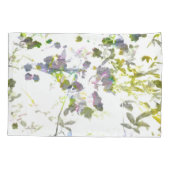 Stijlvol romantisch bloemontwerp voor waterkleurig kussensloop (Achterkant-Links)