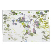 Stijlvol romantisch bloemontwerp voor waterkleurig kussensloop (Achterkant-Rechts)