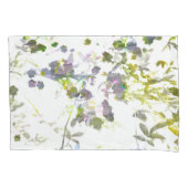 Stijlvol romantisch bloemontwerp voor waterkleurig kussensloop (Voorkant-Links)