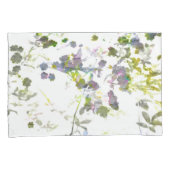 Stijlvol romantisch bloemontwerp voor waterkleurig kussensloop (Voorkant-Rechts)