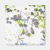 Stijlvol romantisch bloemontwerp voor waterkleurig magneet (Voorkant)