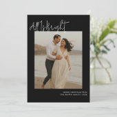 Stijlvol romantisch paar Winter Festiviteit Vakant Feestdagenkaart (Staand voorkant)