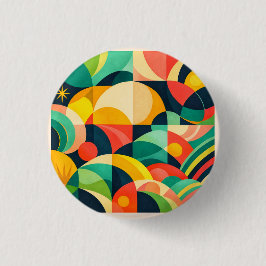 Stijlvol  ronde button 3,2 cm