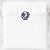 Stijlvol. Ronde Sticker (Tas)