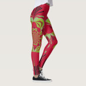 Stijlvol rood citroenvormig vormig mode model leggings (Rechts)