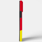  stijlvol rood en geel kleurenblok Case-Mate iPhone case (Achterkant / Rechts)