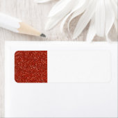 Stijlvol rood glitter etiket (Insitu)