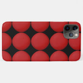 Stijlvol rood patroon Case-Mate iPhone case (Achterkant (horizontaal))