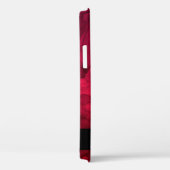 Stijlvol rood zwart Waterverf Patroon op maat Case-Mate iPhone Case (Achterkant / Rechts)