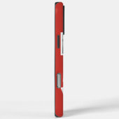 Stijlvol rood zwart-wit, aangepast fotocollage Case-Mate iPhone case (Achterkant / Rechts)