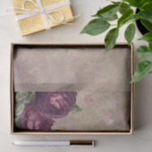 stijlvol Roos en bladpapier Tissuepapier (Geschenk)