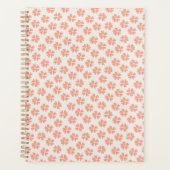 Stijlvol Roos flessenpatroon roze Planner (Voorkant)