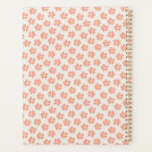 Stijlvol Roos flessenpatroon roze Planner (Achterkant)