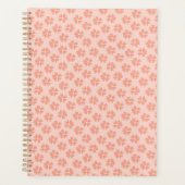 Stijlvol Roos flessenpatroon roze Planner (Voorkant)