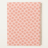 Stijlvol Roos flessenpatroon roze Planner (Achterkant)