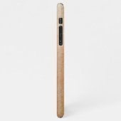 Stijlvol Roos Gold Botanical Offset Monogram iPhone Hoesje (Linkerkant)