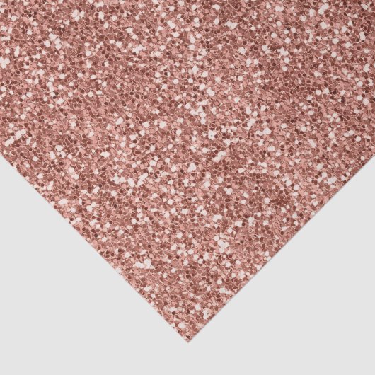 Stijlvol Roos Gold Glitter Sparkles Tissuepapier (Detail)