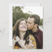 STIJLVOL ROOS GOLD SCRIPT Eenvoudige fototypografi Kaart (Achterkant)