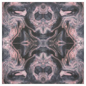 Stijlvol roos goud abstract gemarmerd design stof (Swatch)