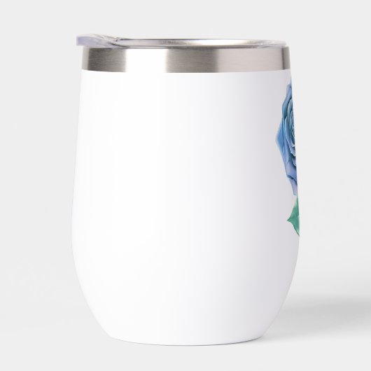 Stijlvol Roos met overmaat - Icy Blue (Rechts)