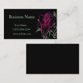 Stijlvol Roos Visitekaartje (Voorkant / Achterkant)