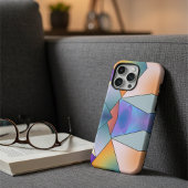 Stijlvol Roze en blauw Marmer Modern esthetisch Case-Mate iPhone Case