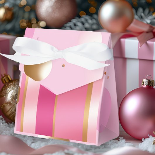 Stijlvol Roze en Metaalglans Bedankdoosjes