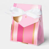 Stijlvol roze en metallics bedankdoosjes (Voorkant Zijde)