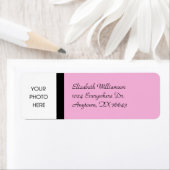 Stijlvol roze etiket (Insitu)