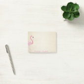 Stijlvol, roze flamingo post-it® notes (Kantoor)