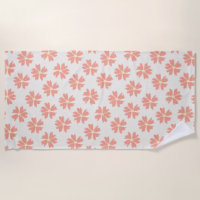 Stijlvol roze Floral Pattern Off-White