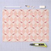 Stijlvol roze Harleqiun Horse Pattern Tissuepapier (Craft)
