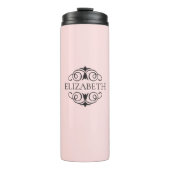 Stijlvol Roze logo Thermosbeker (Voorkant)