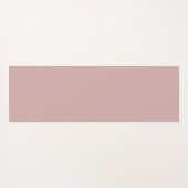 Stijlvol Roze Modern Script Girly Monogram Naam Yogamat (Achterkant (horizontaal))