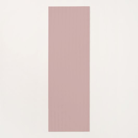 Stijlvol Roze Modern Script Girly Monogram Naam Yogamat (Achterkant)