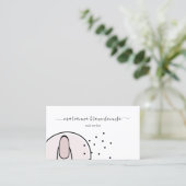 Stijlvol roze moderne maeup Salon Nail Visitekaartje (Staand voorkant)