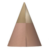 Stijlvol roze Pearlescent verjaardagsfeestje Pet Feesthoedjes (Achterkant)